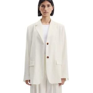 Samsoe Luzy Blazer in Clear Cream Size XXS